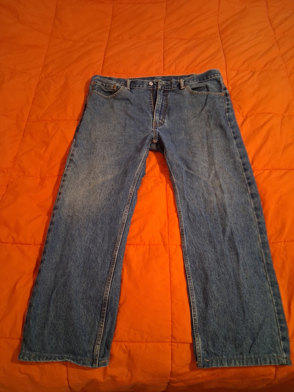 Levi Strauss Denim 505 Blue Jeans - Picture 1 of 9